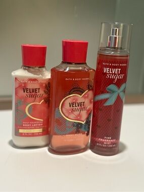 Bath and Body Works ❤️Velvet Sugar ❤️Lotion-Body Wash Body Mist